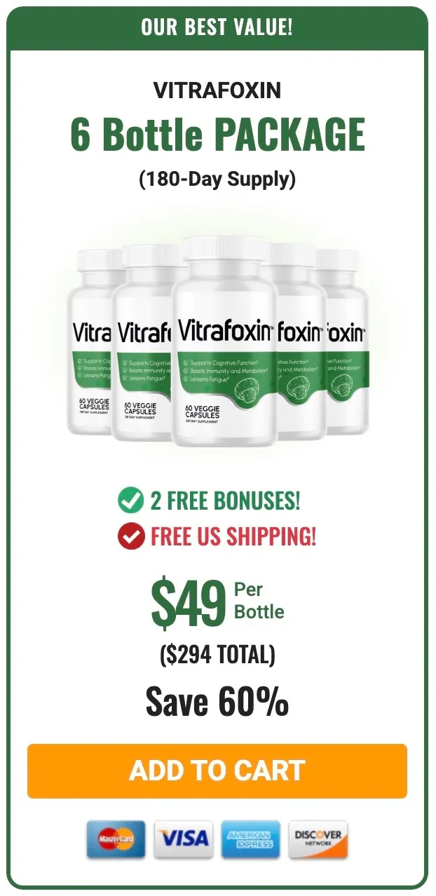 Vitrafoxin Usa 6 bottles